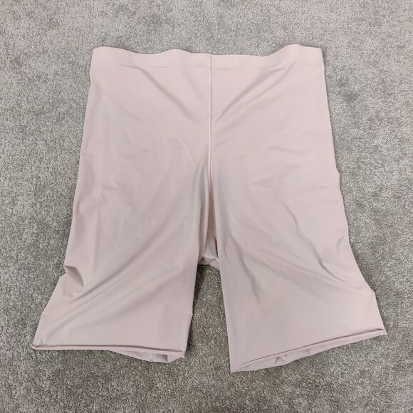 Women's Seamless Slip Shorts Size S Pink Powder High Waist Slimming Compression - Picture 1 of 5